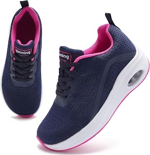 Wide Fit Trainers for Women Arch Support Plantar Fasciitis Orthopedic Shoes Comfortable Mesh Breathable Sneakers