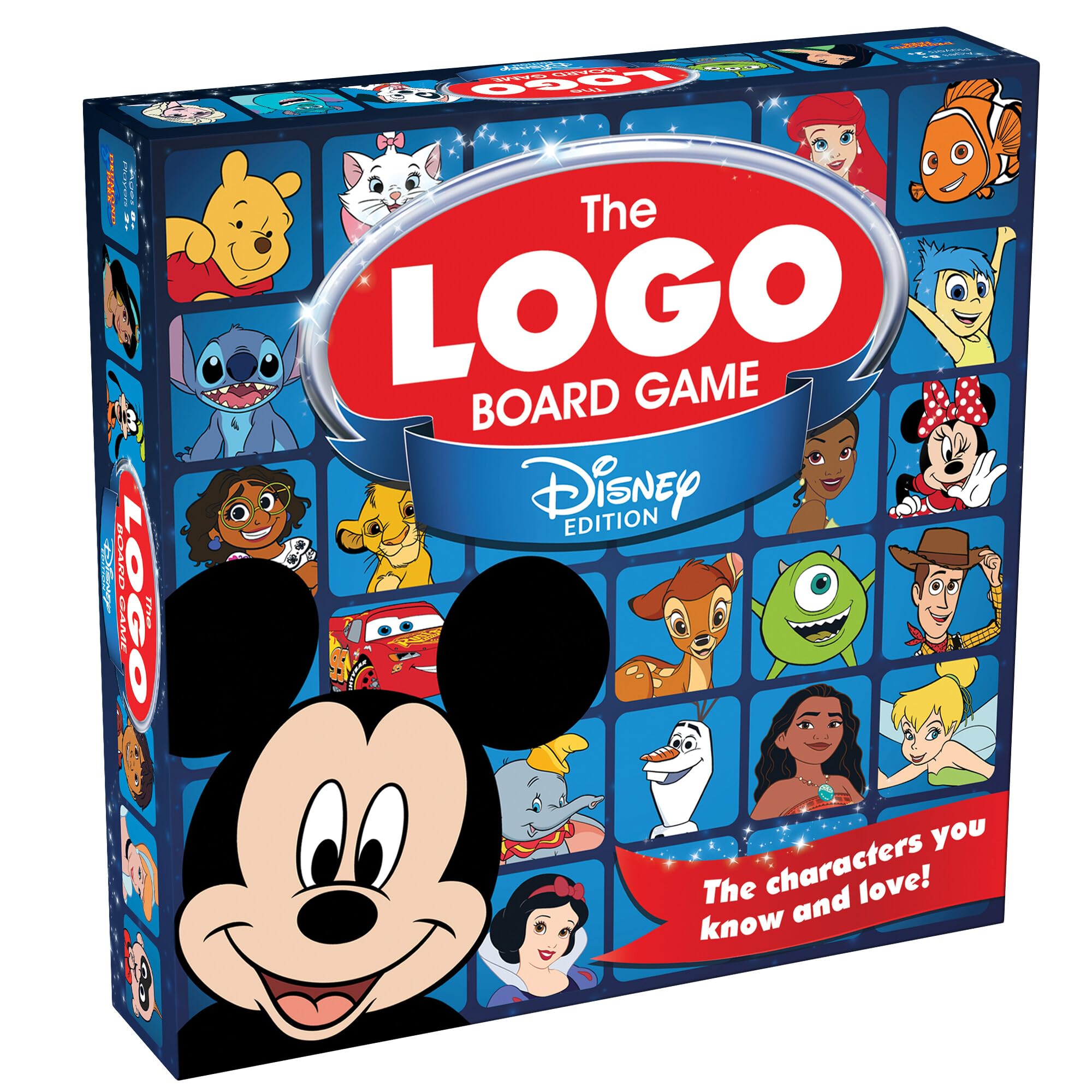 Tomy LOGO Board Game Disney Edition - Family Trivia Games, Ages 8+ | Disney Boar