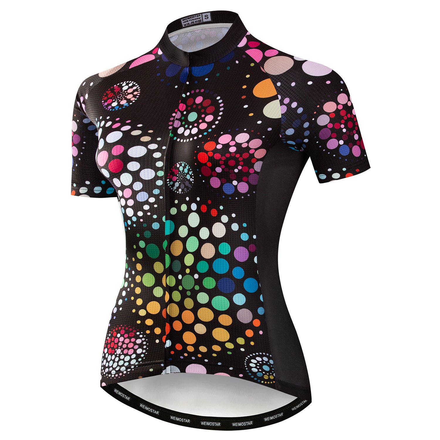 JPOJPO Camiseta de Ciclismo para Mujer, de Secado rápido, Transpirable, Reflecta