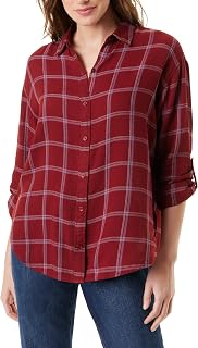 Gloria Vanderbilt Women's Amanda Button Down Shirt with Roll-tab Sleeves Standard Amanda Button Down Shirt with Roll-tab Sleeves Standard