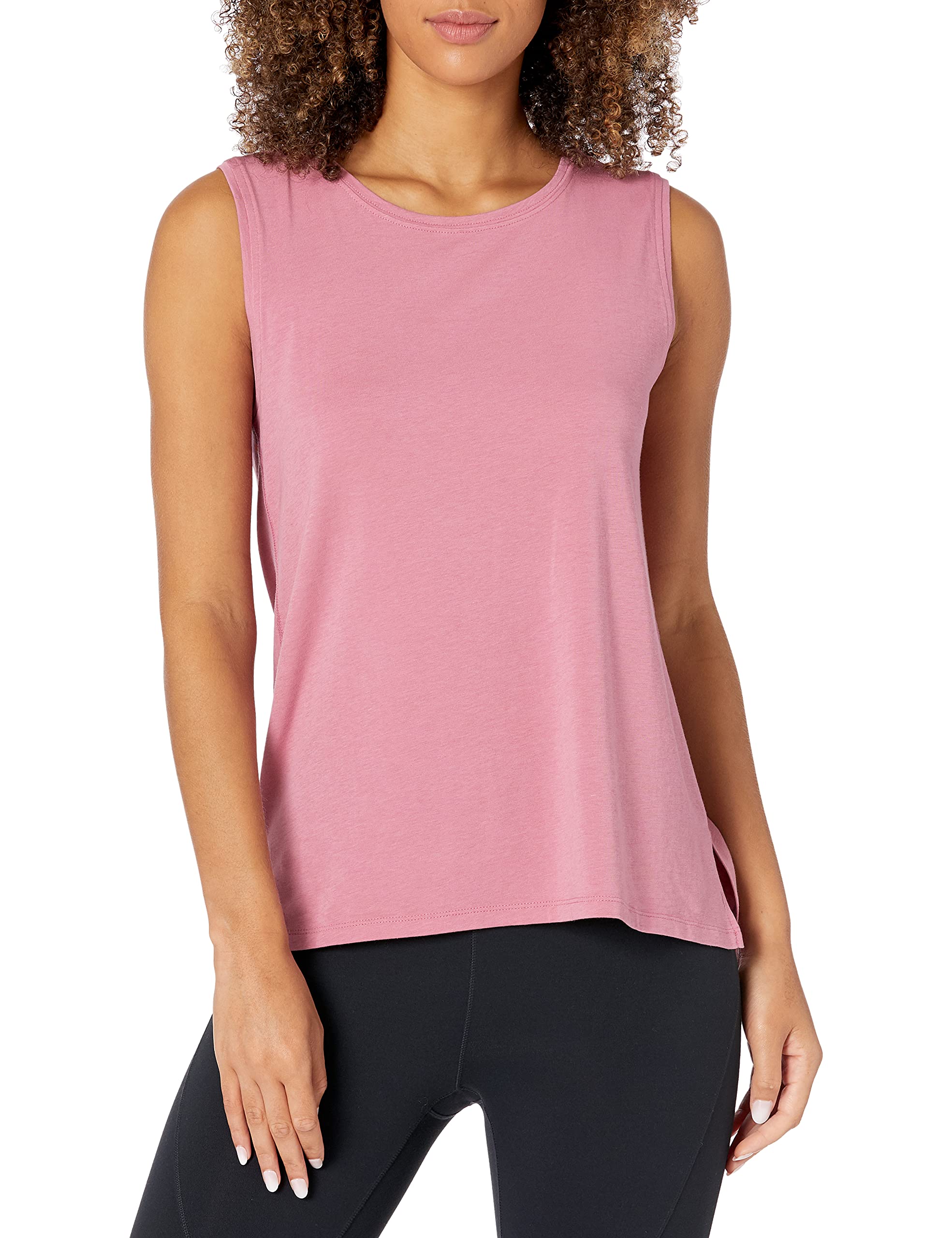 Amazon Essentials Débardeur de Yoga Pilates Sport Fitness Ample Léger en Coton D