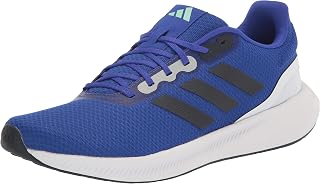 adidas Men's Run Falcon 3.0 Shoe, Lucid Blue/Ink/White, 9.5