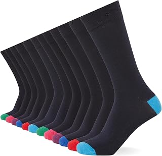 FM London Pack of 12 Stylish Men's Thermal Breathable Socks