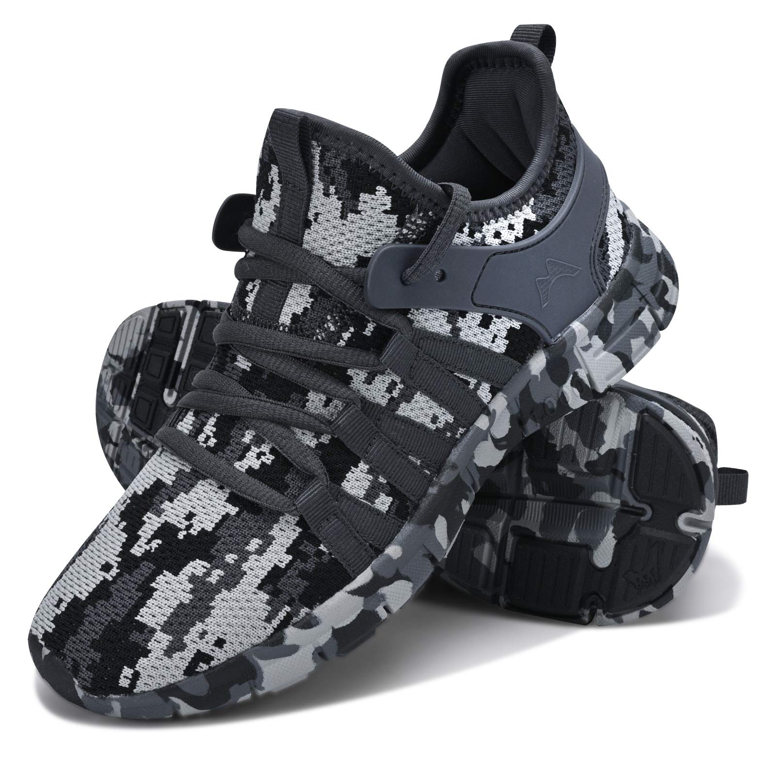 INZCOU Lightweight Running Shoes Non Slip Tennis Shoes Sneakers Breathable Mesh 