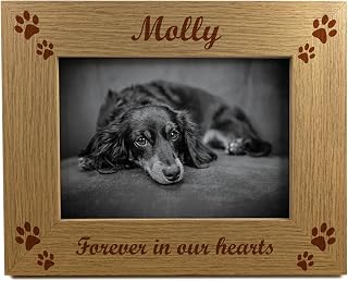 Red Ocean Personalised Forever In Our Hearts Photo Frame Dog Cat Memorial Gifts Remembrance Gifts Keepsake