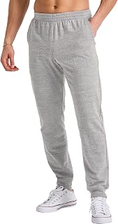 Hanes Men's French Terry Jogger With Pockets Sweatpants Concrete Heather Medium