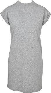Urban Classics Ladies Turtle Extended Shoulder Dress Donna Miniabito Nero