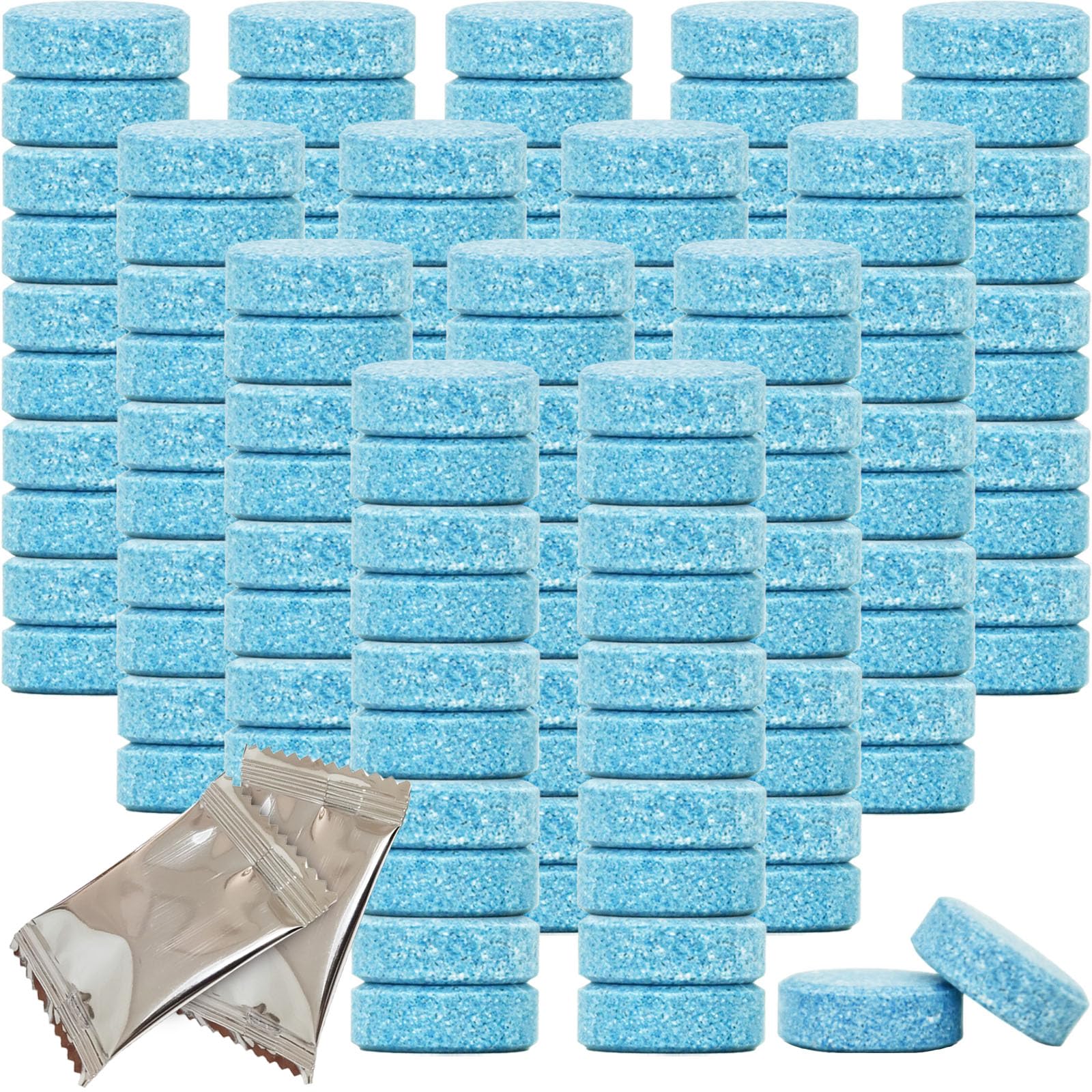 Beieverluck 400 Pieces Car Windshield Washer Fluid Concentrated Tablets Solid Wi