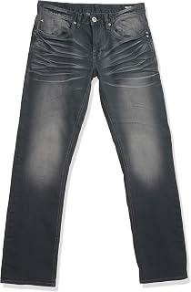 Buffalo David Bitton Men's Six Slim Straight Leg Jean, Stone Brushed, 30W x 30L