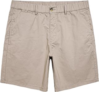 maamgic Men's Classic Fit 7" Cotton Casual Khaki Shorts with Multi-Pocket