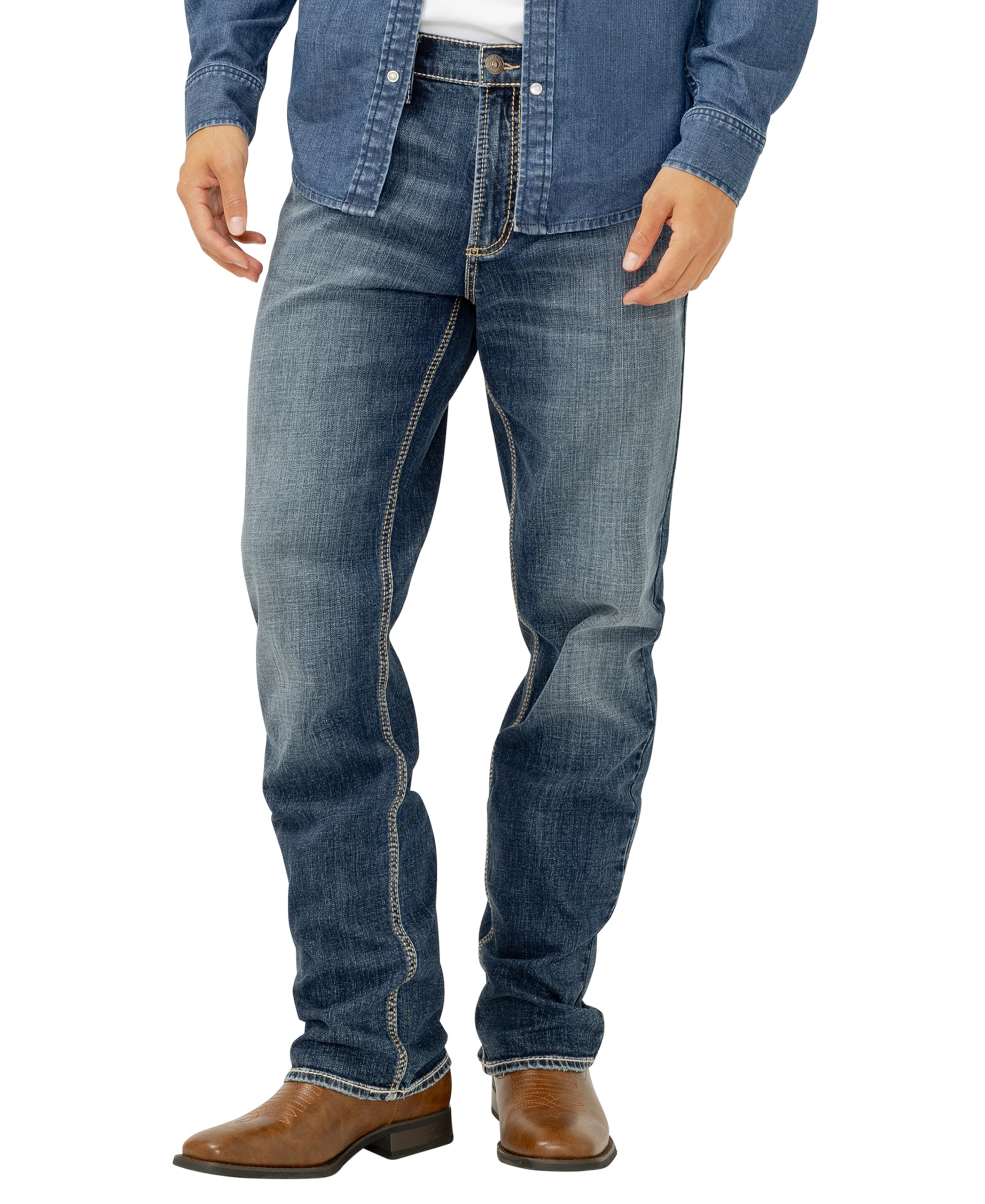 Silver Jeans Co. Mens Grayson Classic Fit Straight Leg Jeans - Legacy