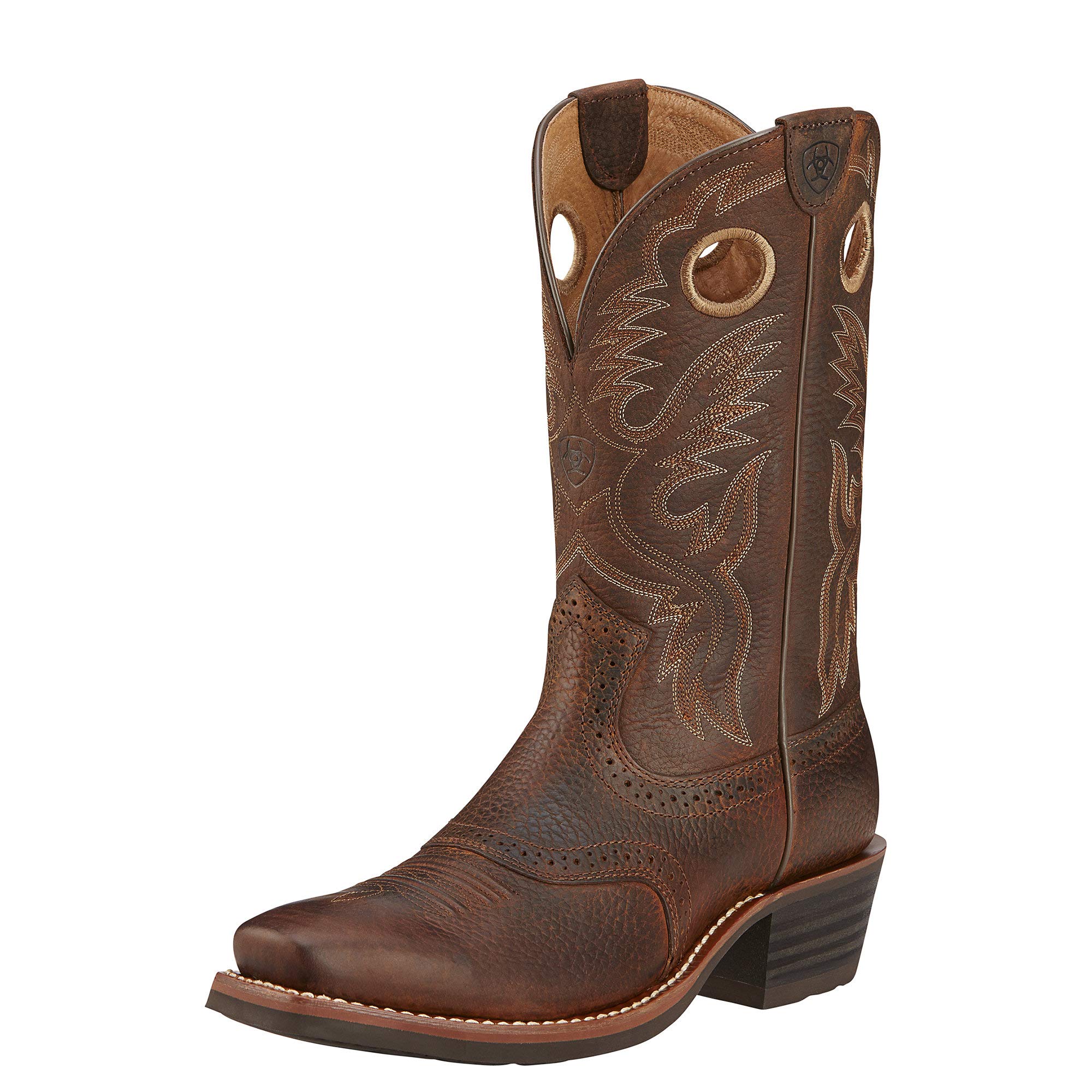 ARIAT mens Heritage Roughstock Square Toe Boot