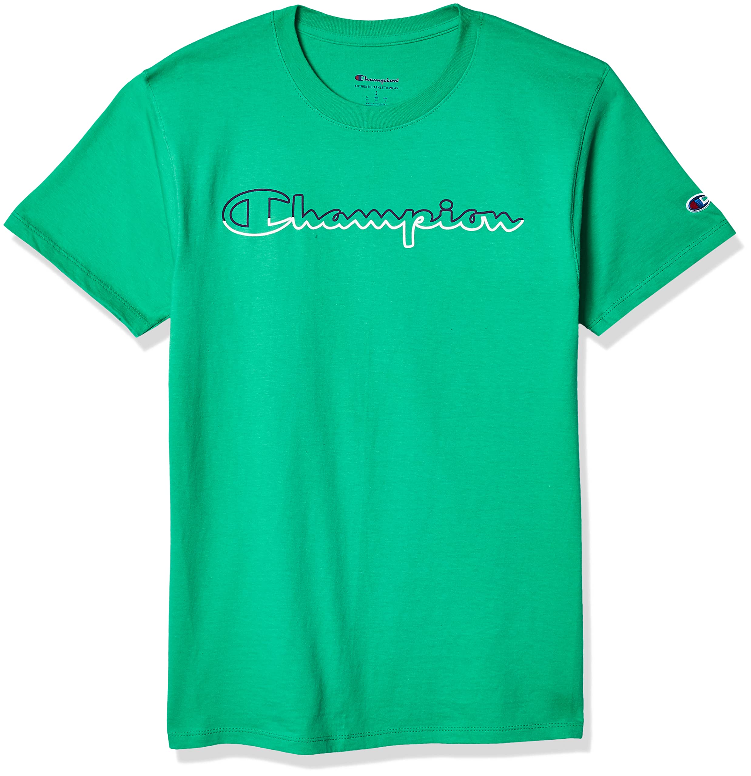Champion Classic Jersey Graphic T-Shirt for Men, Green Myth Y08126 Warranty Exte