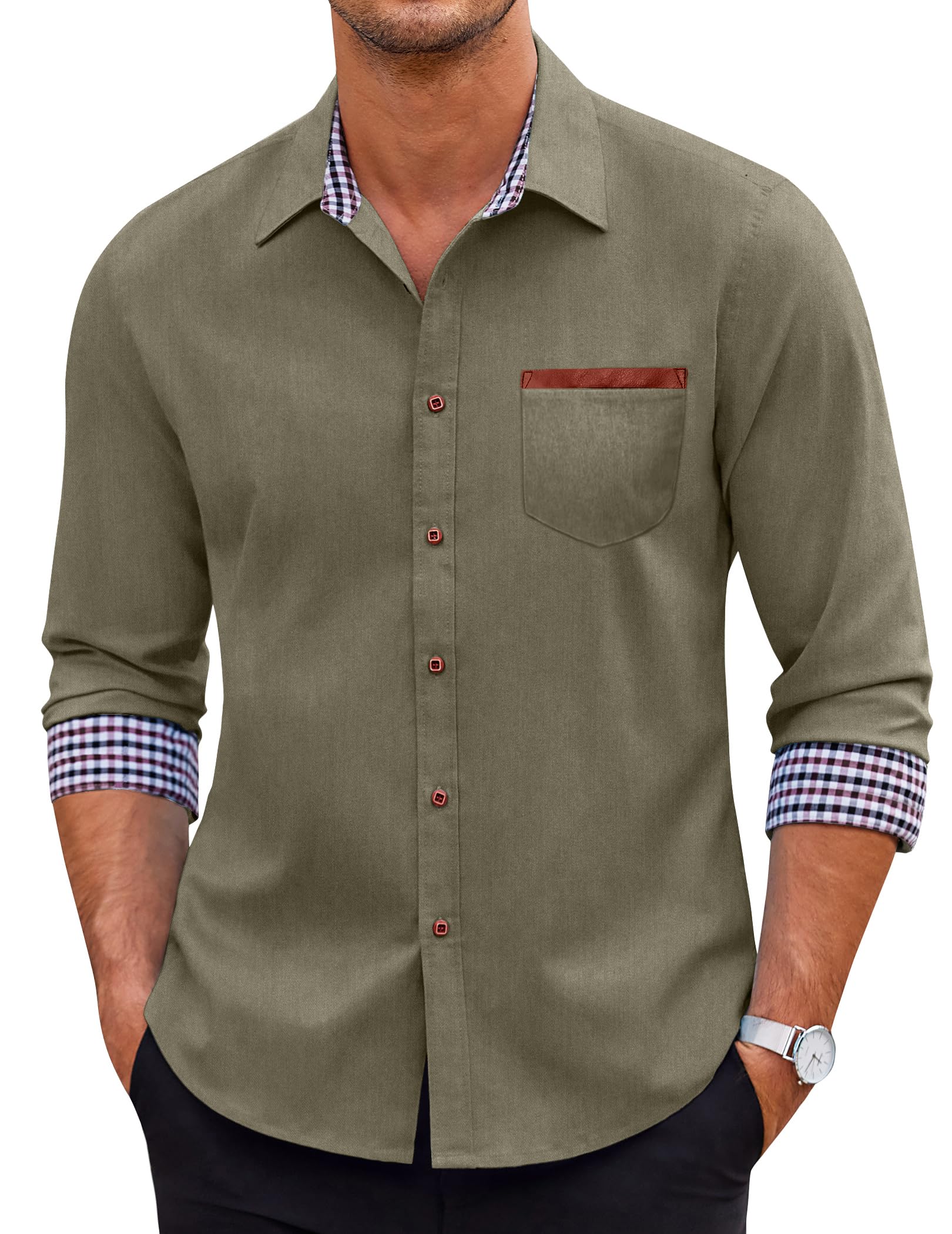 COOFANDY Dress Shirt