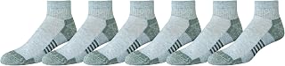 Amazon Essentials Men's Sporty Trainer Ankle Sports Socks Cotton Padded 6-Pack