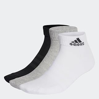 adidas Unisex Kids Cushioned Sportswear Ankle Socks 3 Pairs