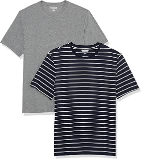 Amazon Essentials Men's Cotton Regular-Fit Short-Sleeve Crewneck T-Shirt