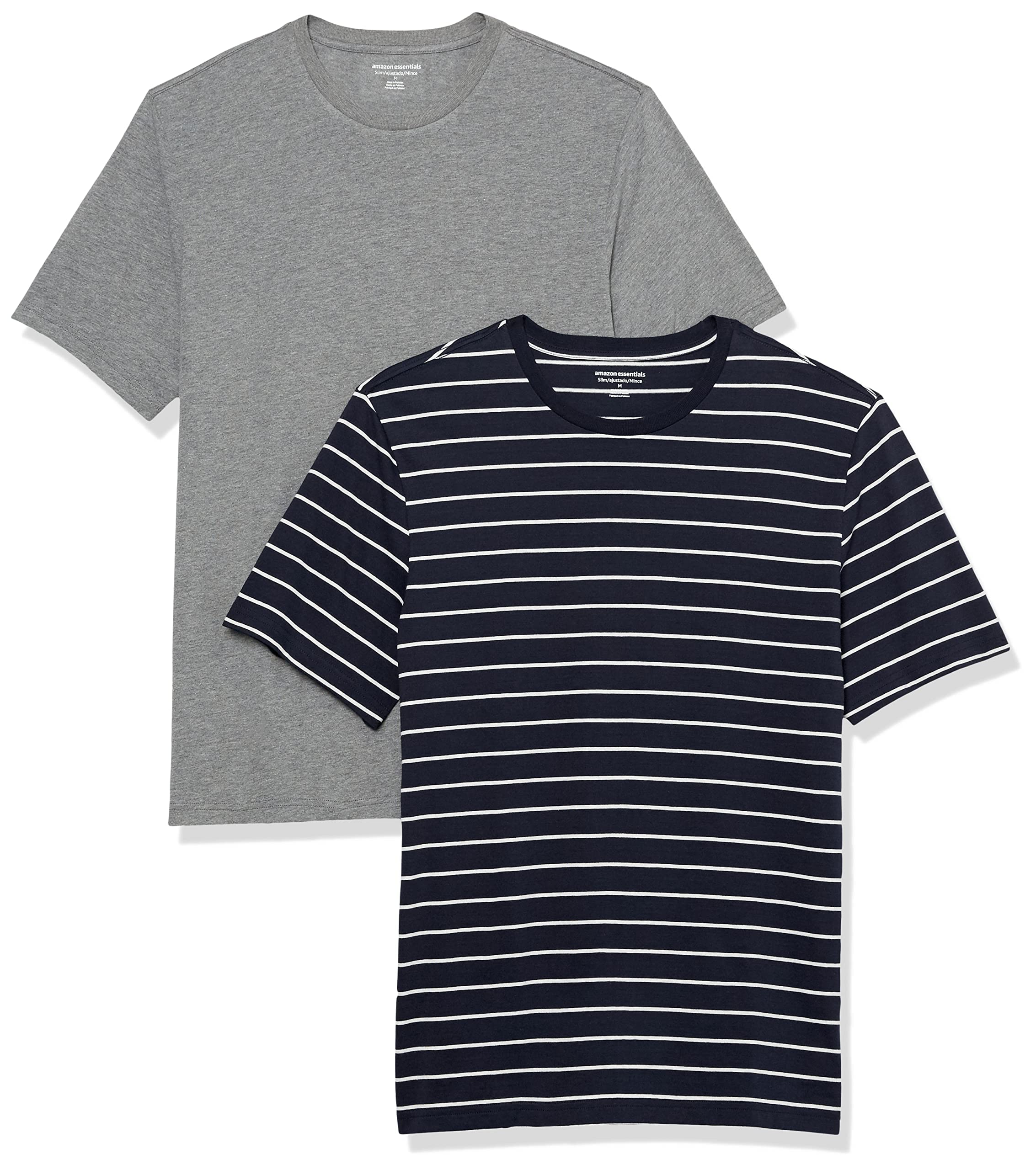 Amazon Essentials Men's Cotton Regular-Fit Short-Sleeve Crewneck T-Shirt