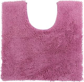 OKA Kando Ryokou D Nature Toilet Mat, Regular Size, Approx. 25.6 x 25.6 Inches (65 x 65 cm), Rose Pink (Absorbent, Quick-Drying, Antibacterial, Odor-Resistant, Washable)
