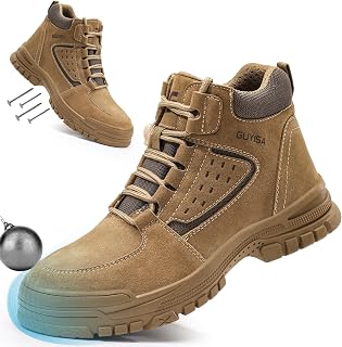 Steel Toe Boots for Men Lightweight Men's Safety Work Boots