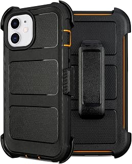 for Defender Phone Case iPhone 11 Case with Belt Clip Shockproof Heavy Duty