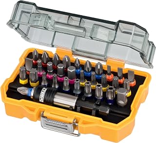 DEWALT XS Tough Case 25mm Screwdriving Set 32pc, DT7969-QZ | 32pc 25mm screwdriving set in extra small Tough Case with high performance bits for reliable fastening.