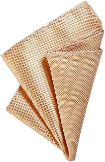 DonDon Men’s Pocket Handkerchief 8.27 x 8.27 in - 21 x 21 cm shiny unicoloured in various designs