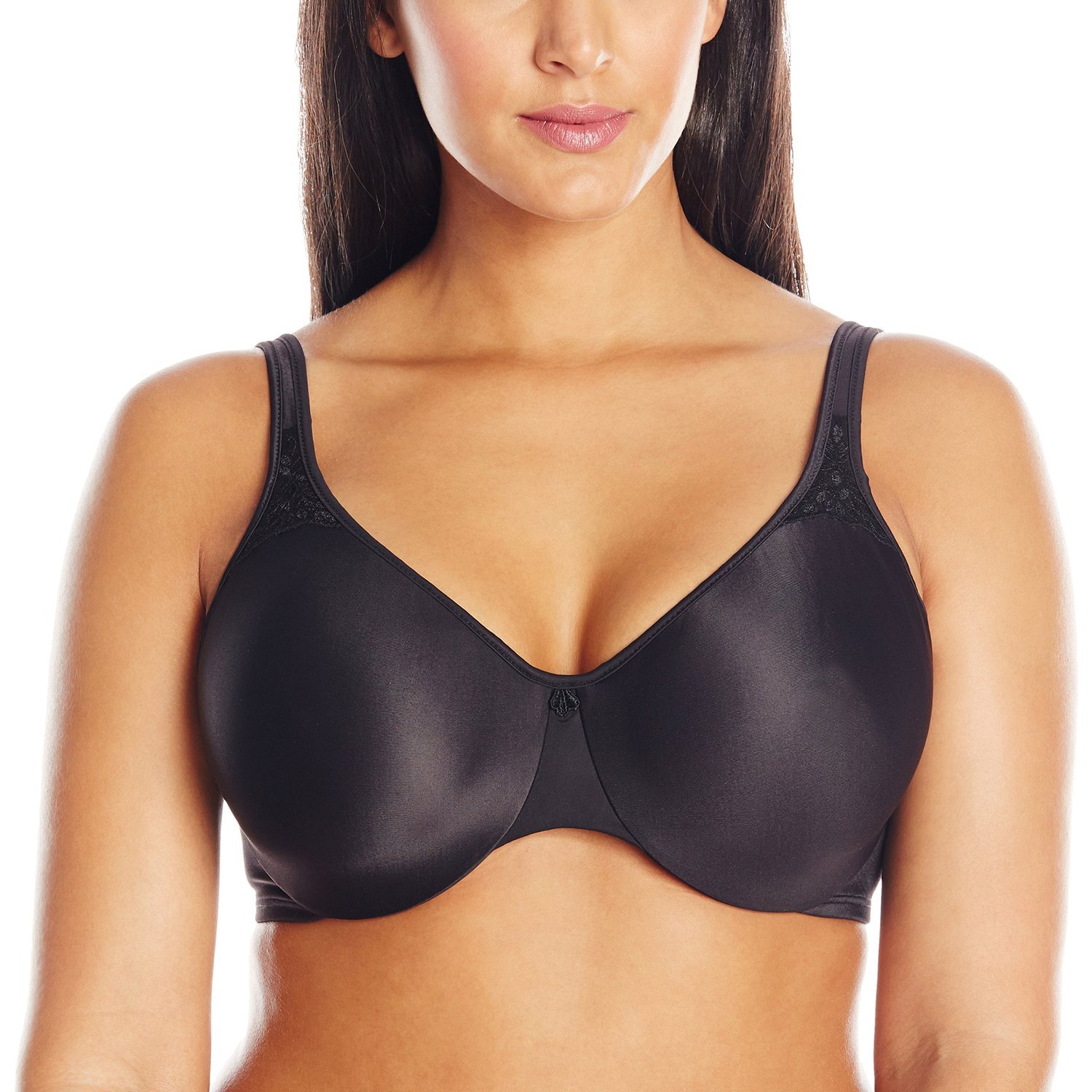 Bali Passion for Comfort Minimising Bra Opaque Women's, Black, 38 / C