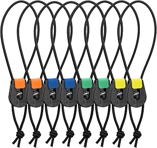 SAMSFX Fishing Quick Rod Ties Leash for Pole Holders Organizer Bunngee Cord Straps