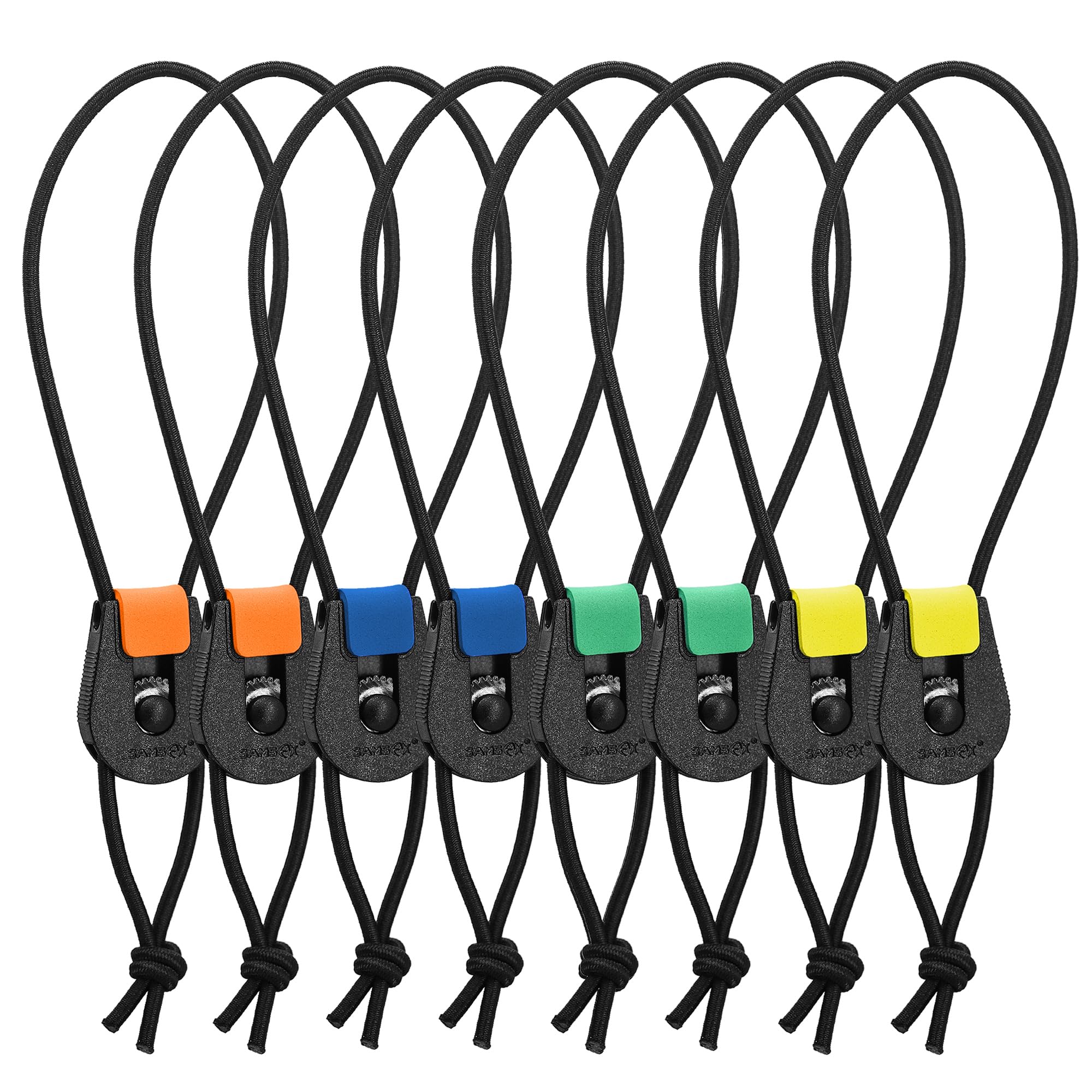 SAMSFX Fishing Quick Rod Ties Leash for Pole Holders Organizer Bunngee Cord Stra