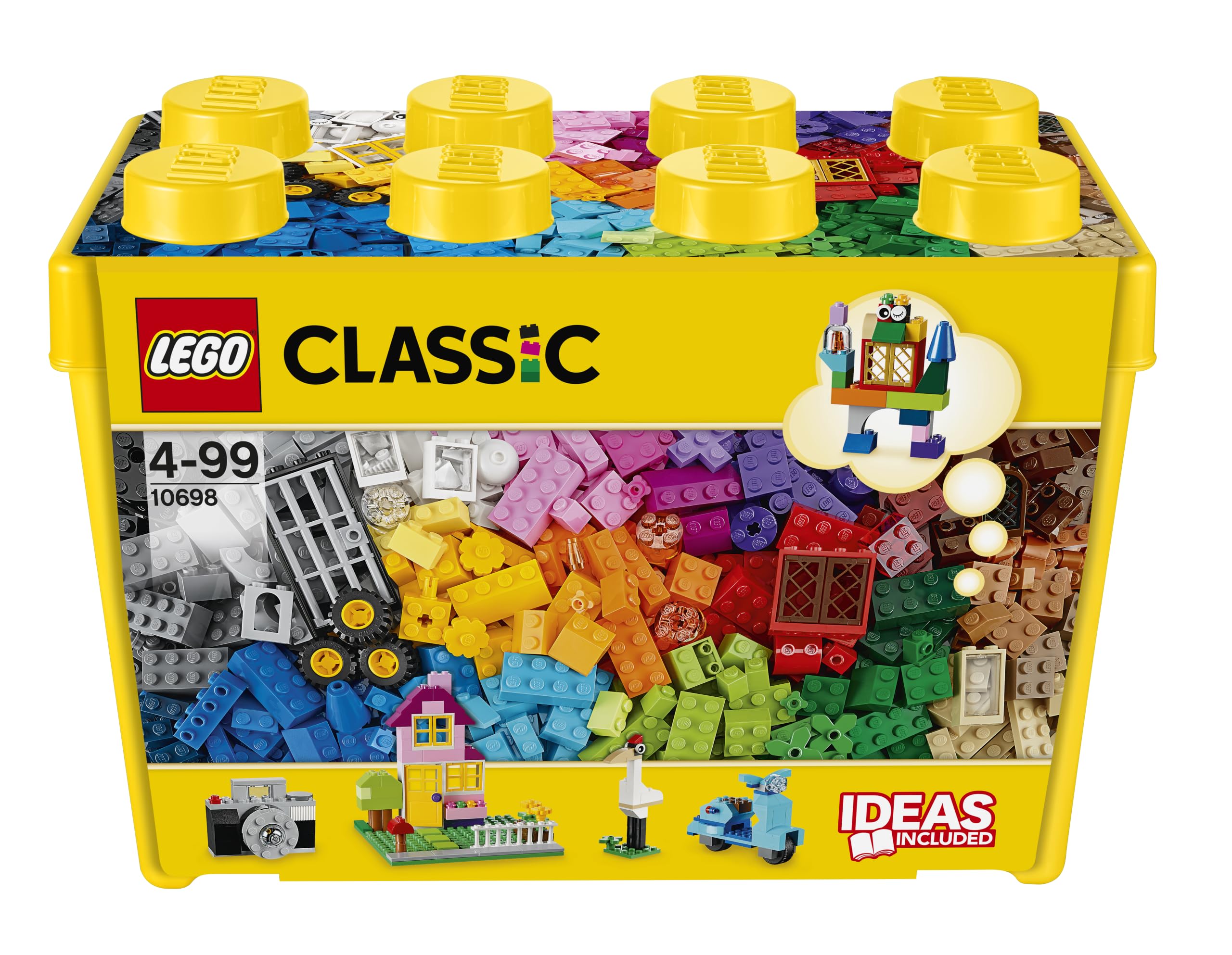 LEGO Classic Large Creative Brick Box 10698 | Toys for 4+ Year Old Boys & Girls,