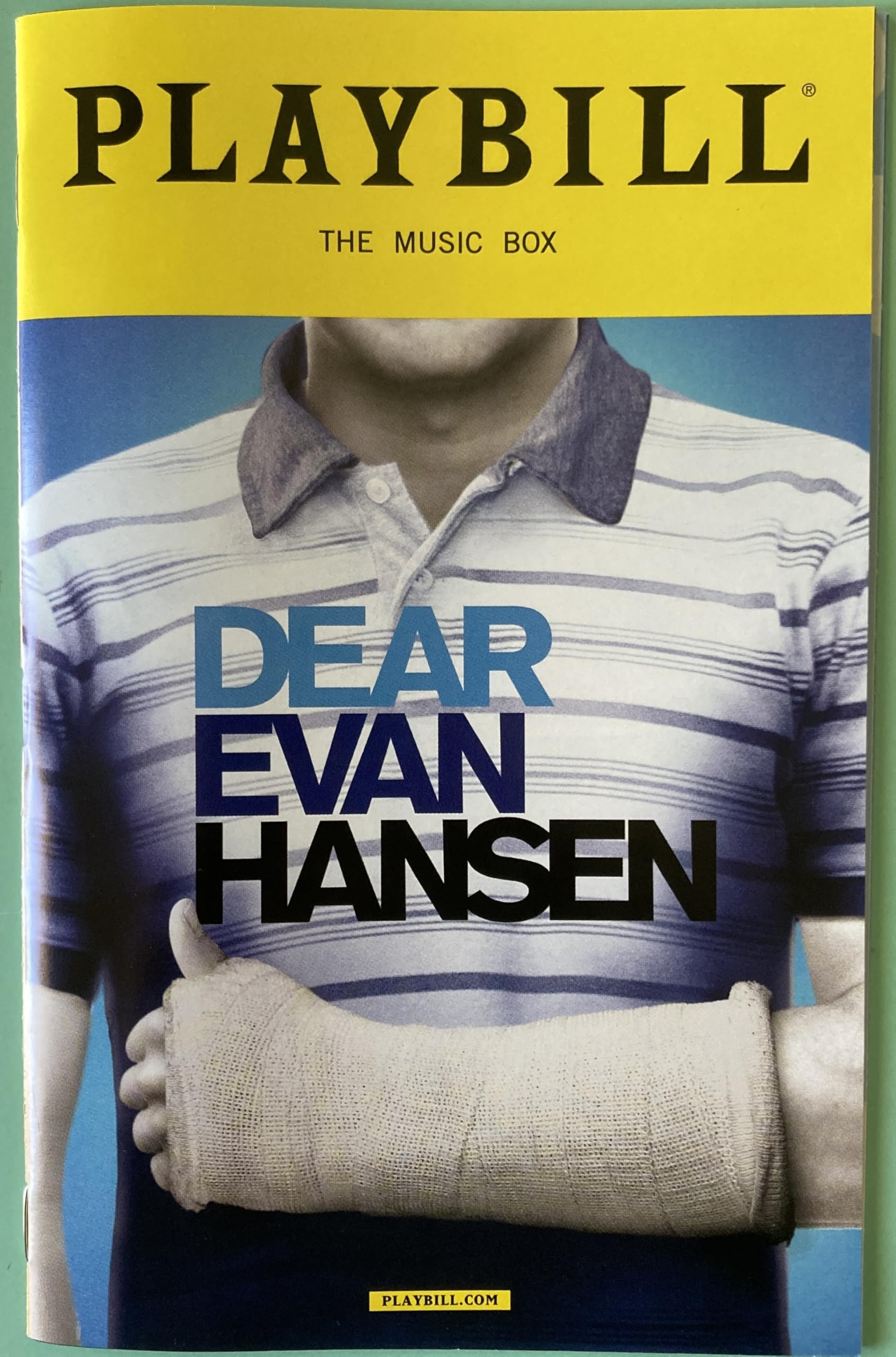 Original Broadway Cast Brand New Color Playbill from Dear Evan Hansen at the Mus