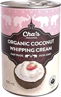 Cha's Organics Coconut Whipping Cream (Pack of 6), Count