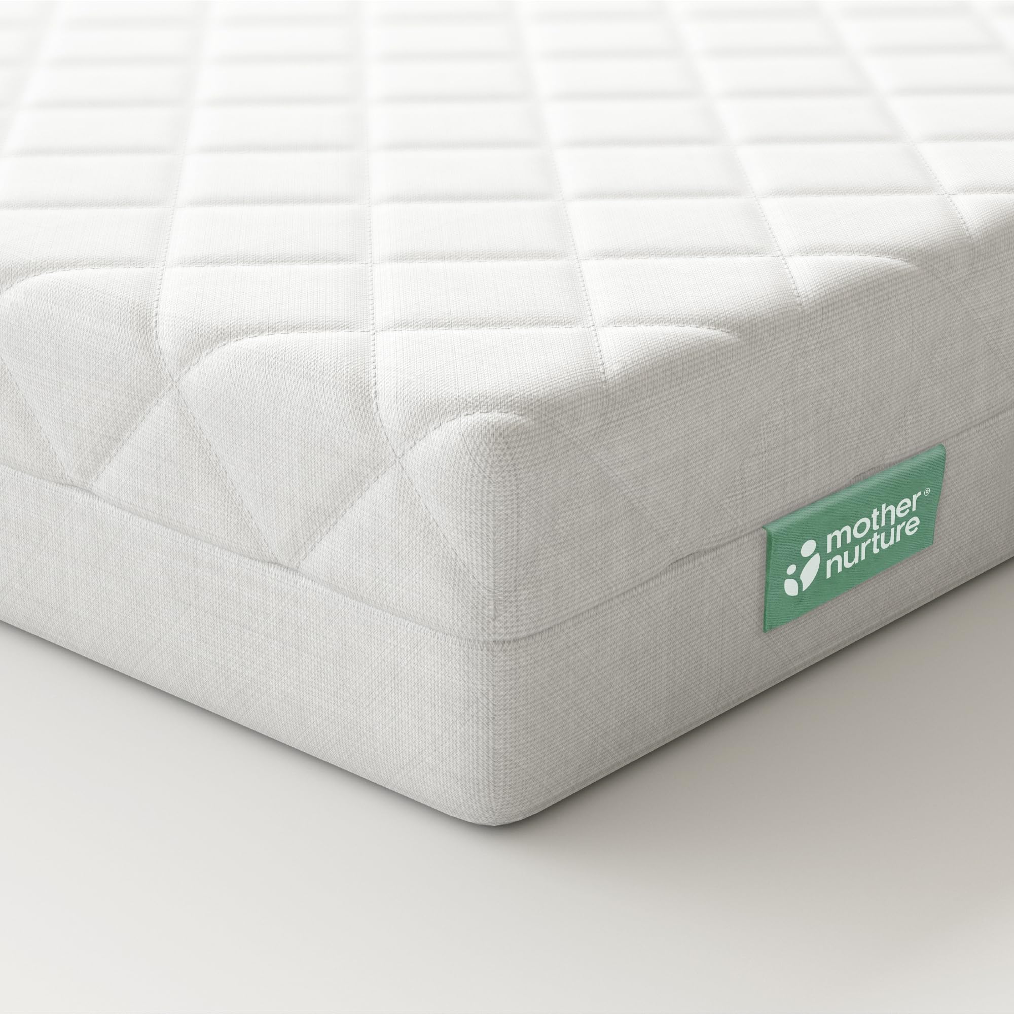 Mother Nurture Classic Eco Fibre Cot Bed Mattress -Reversible, Water Resistant, 