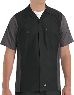 Red Kap Short Sleeve Two-Tone Crew Shirt