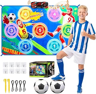 Nazano Electronic Soccer Ball Game Mat Set for Kids, Toys for Boys