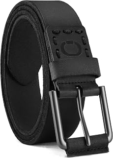 CHAOREN Mens Belts Casual for Jeans - Full-Grain Leather, Durable Cowhide