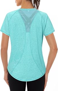 Gyabnw Women's Running T-Shirt Fitness Short Sleeve