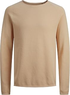 JACK & JONES Knitted Pullover Plain Knitted Pullover