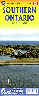 Southern Ontario Travel Reference Map 1:550k- 2025 Edi