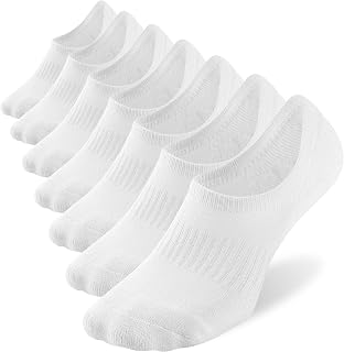 WANDER No Show Socks Mens 7 Pair Thin Non Slip Invisible Cotton Durable Sox
