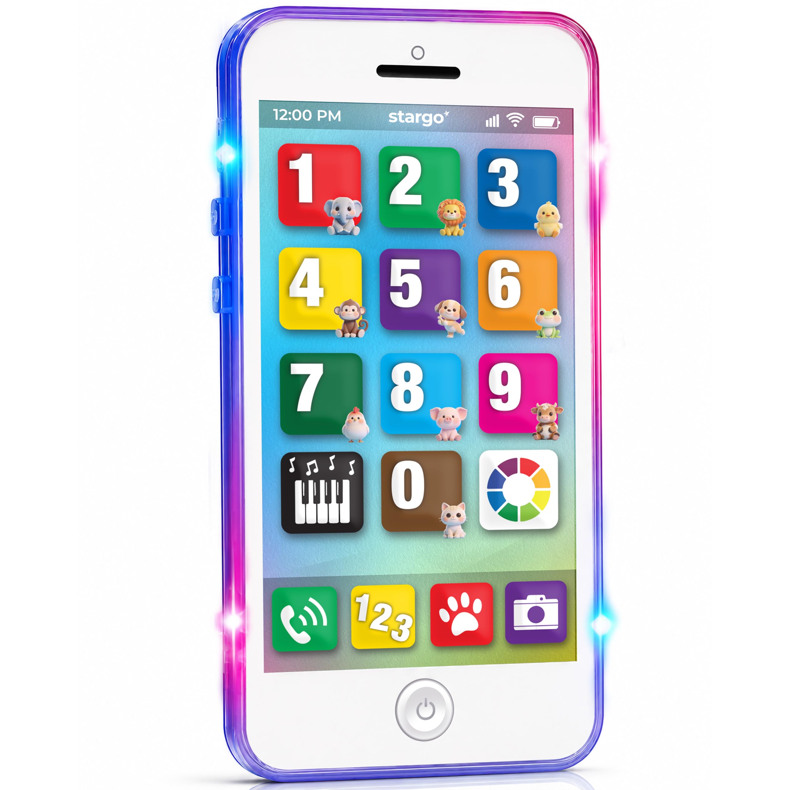 Toddler Phone, Toy Phone Toddler Toys for 1 Year Old Boy Girl Kids Toys 1-3 | Pl