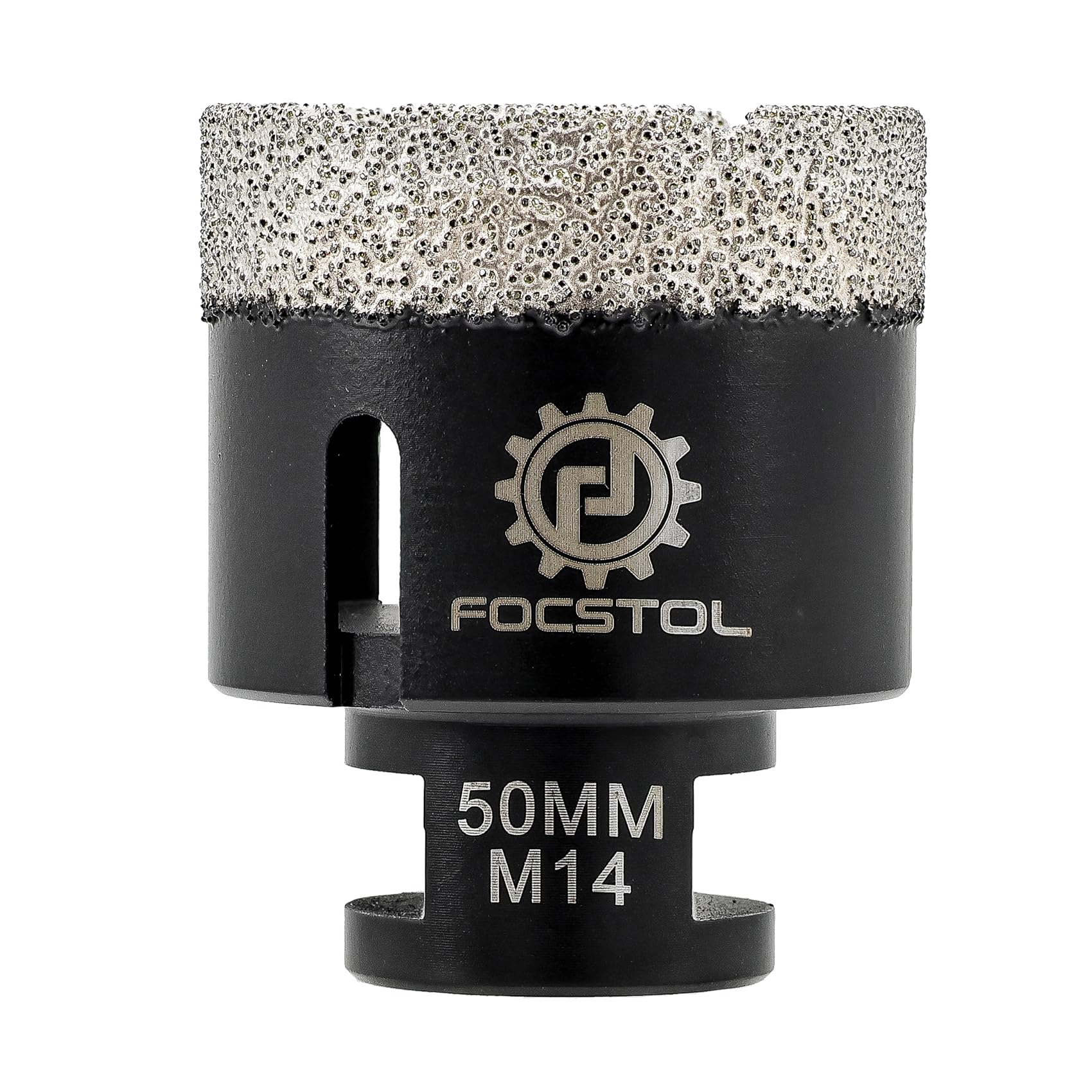 FOCSTOL Brocas Diamante - 50mm Corona Diamante para Porcelanico Baldosa Cerámica
