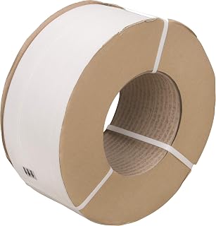 KLETON - Strapping, Polypropylene, 1/2" W x 9900' L, White, Machine Grade Roll