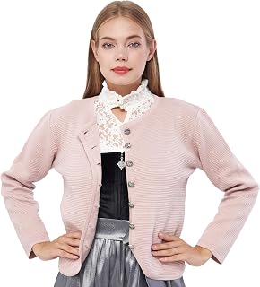Lifos Women's Costume Jacket - Dirndl Jacket Short Traditional Cardigan