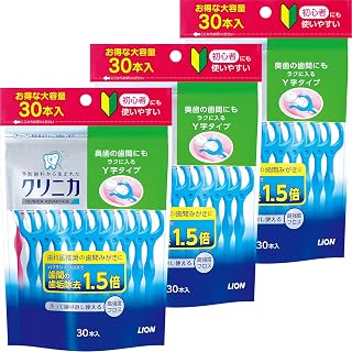 Clinica Advantage Dental Floss, Y Shape, 30 Sticks x 3 Packs