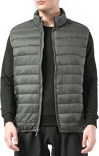 alpine swiss Clark Men's Lightweight Down Alternative Vest Jacket