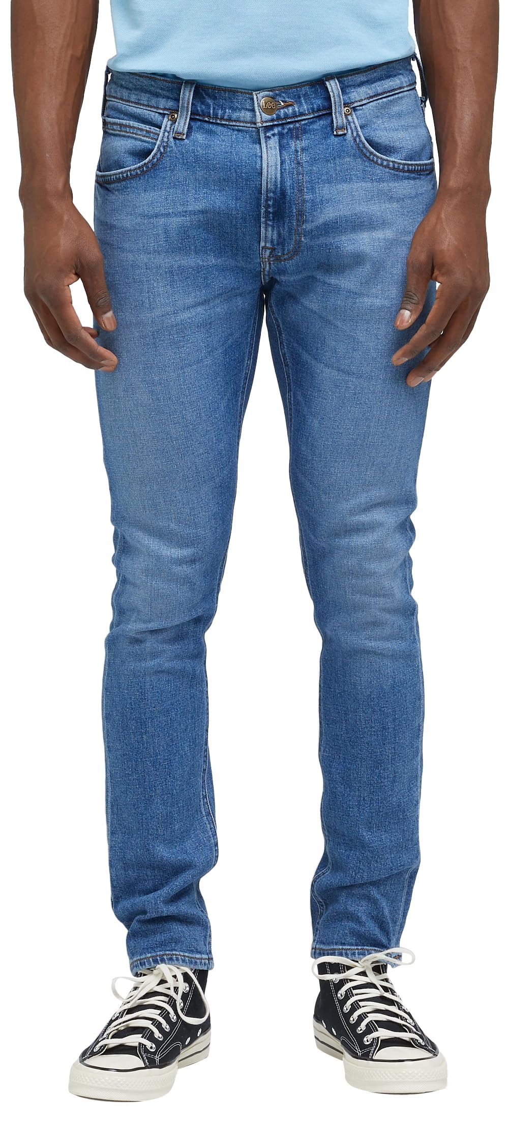 Lee Luke Men's Jeans, Grey (Fade Out), 30W / 34L