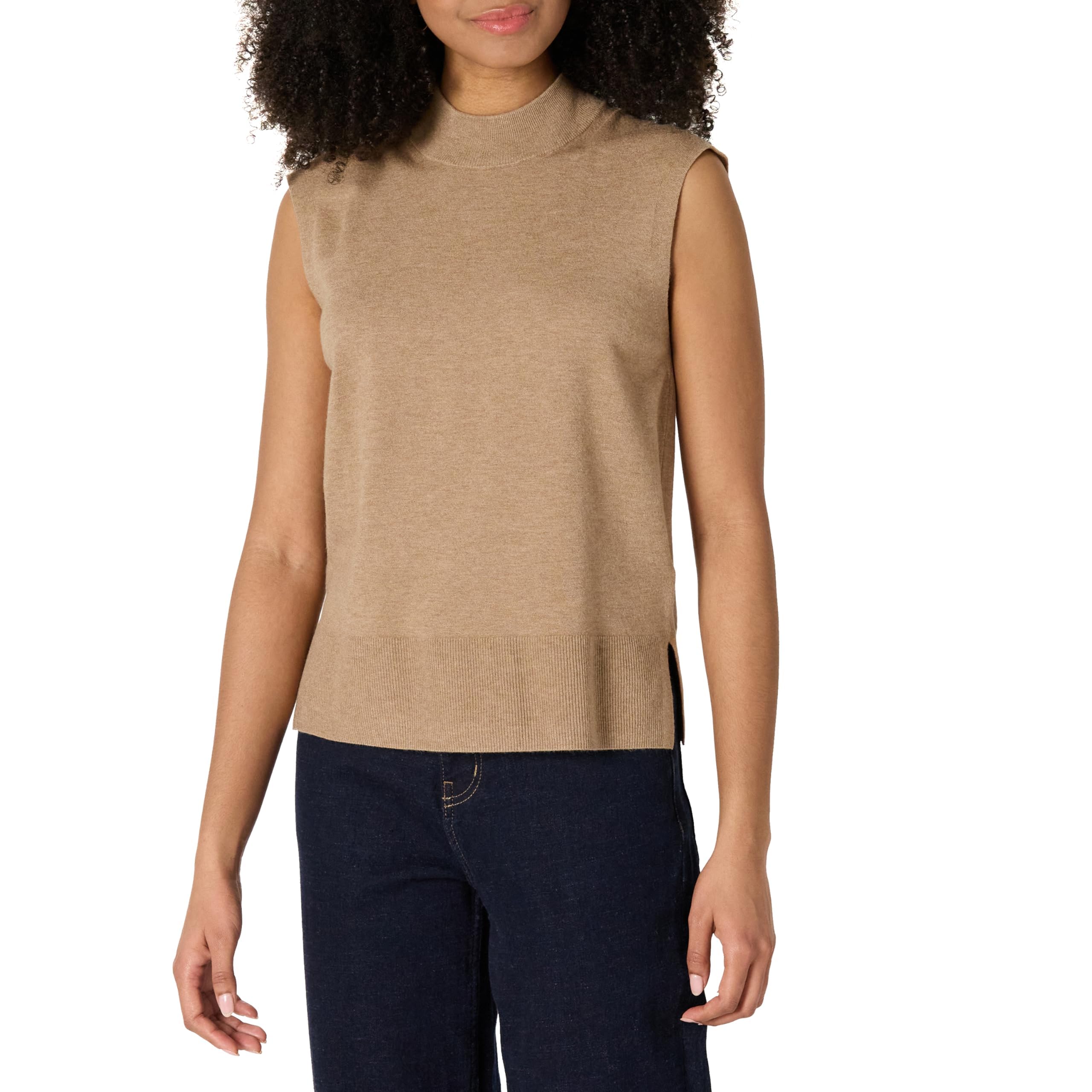 Amazon Essentials Damen Kurzarmpullover-Pullovertop in Regular-Fit
