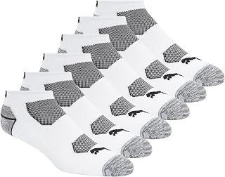 PUMA Men's 6 Pack Low Cut Socks